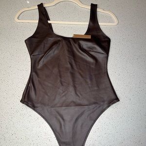 SKIMS WET JERSEY TANK BODYSUIT